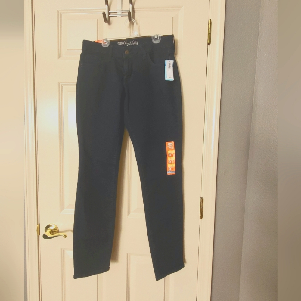 The Rock Star Jeans, Women's Super Skinny size 12 long,  dark blue